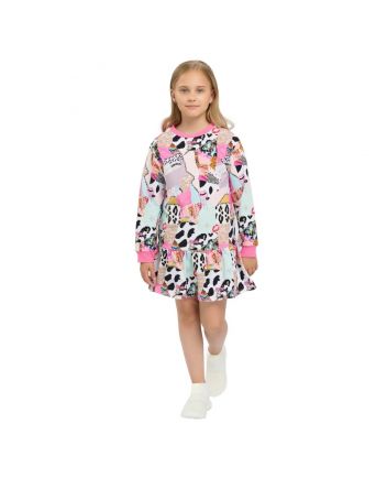 Dress, branded print