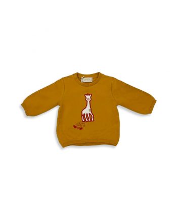 Kids Yellow Logo Sweatshirt
