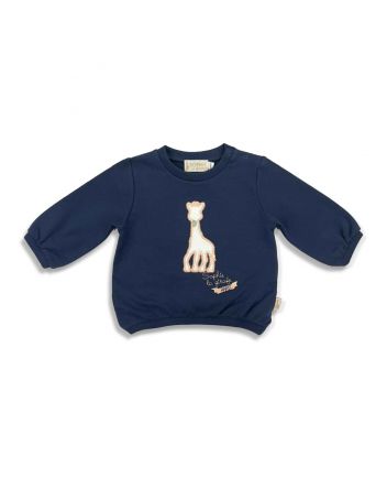 Kids Navy Blue Logo Sweatshirt