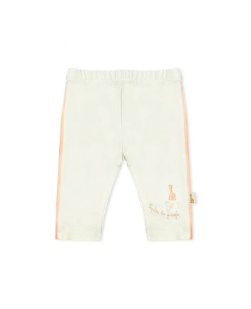 Baby Girls Ivory Cotton Trousers