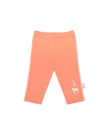 Baby Girls Pink Cotton Trousers