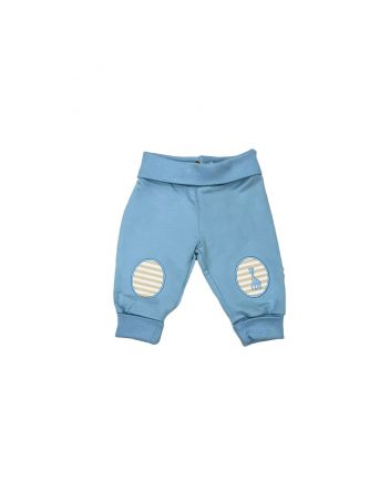 Blue Cotton Baby Joggers
