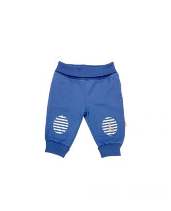 Blue Cotton Baby Joggers