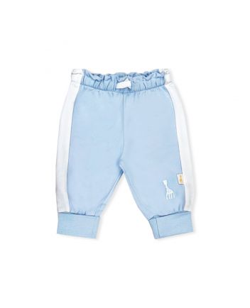 Baby Kids Blue Logo-Patch Jogger