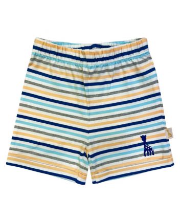 Baby Boys Multi-Color Embroidery Logo Shorts