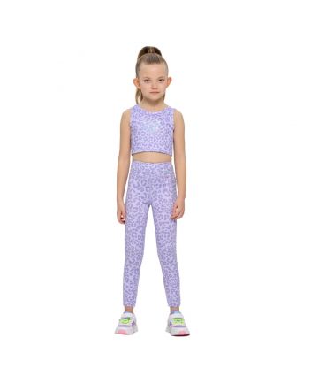 Girl Purple Printed Outfits