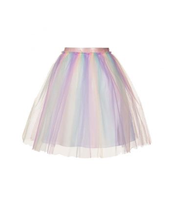 Girls Rainbow Tulle Skirt