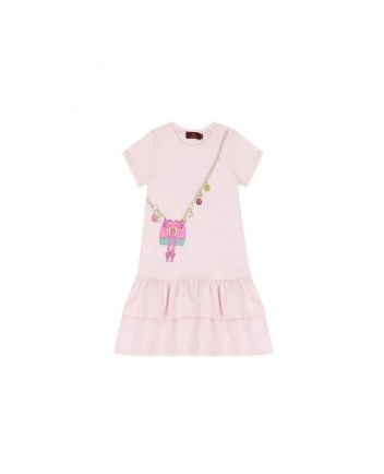 Baby Girls Pink Cotton Dress