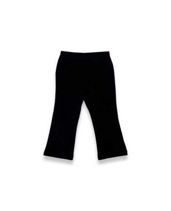 Baby Girls Black Logo Print Trouser