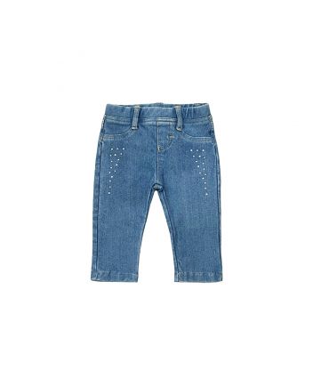 Baby Girls Denim Blue Jeans