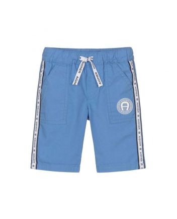 Baby Boys Blue Cotton Shorts