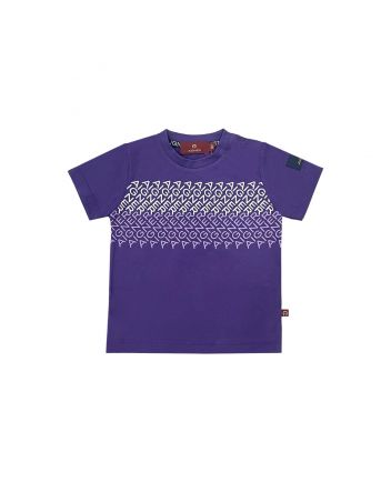 Baby Unisex Purple Logo-Print T-Shirt
