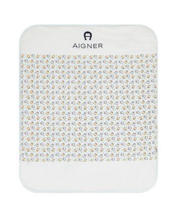 Baby Boys Blue Logo-Print Blankets