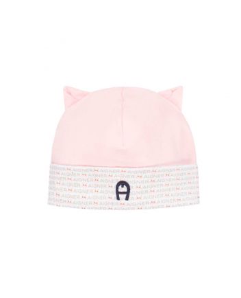 Baby Girls Pink Cotton Hat