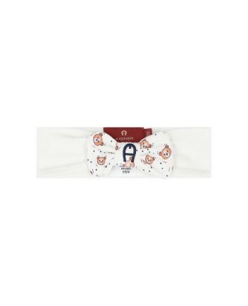 Baby Girls White Logo Headband