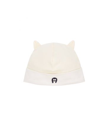 Ivory Cotton Baby Hat