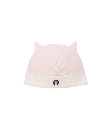 Girls Pink Pima Cotton Baby Cap