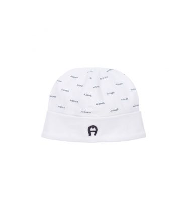 Baby Boys White Pima Cotton Hat