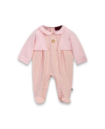 Baby Girls Pink Cotton Bodysuit