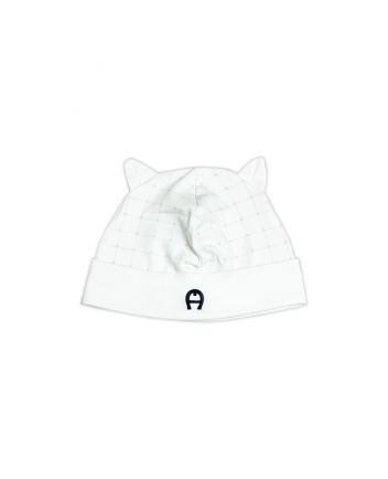 Baby Unisex White Cotton Hat