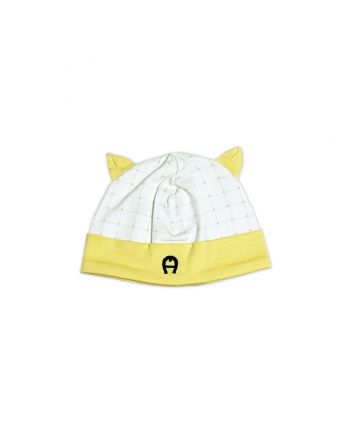 Baby Unisex Yellow Logo-Print Cotton Hat