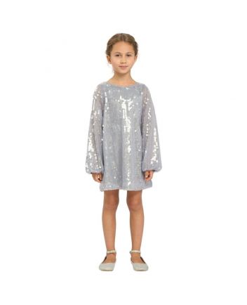 Sequins Decorated Dress, pearly
