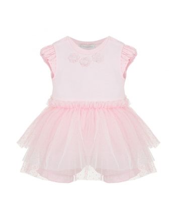 Girl Pink Printed Rompers