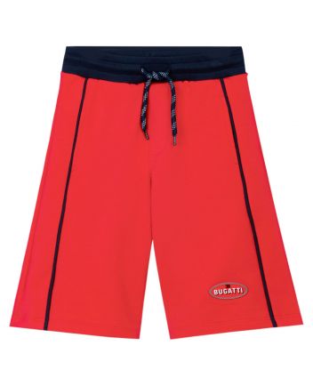 Boys Red Logo-Print Shorts