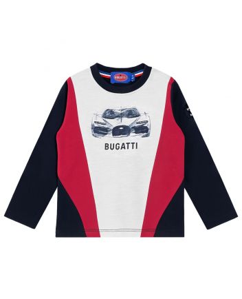 Boys Multi Color Car & Logo-Print T-Shirt