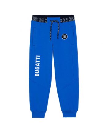 Boys Blue Logo-Patch Jogger