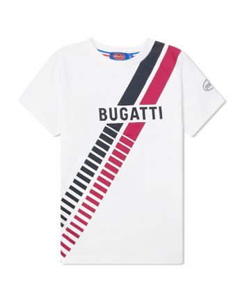 Boys White Logo-Print T-Shirt