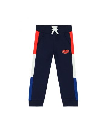 Boys Navy Logo Joggers