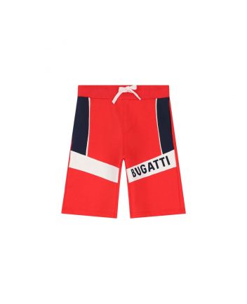 Boys Red Logo Shorts