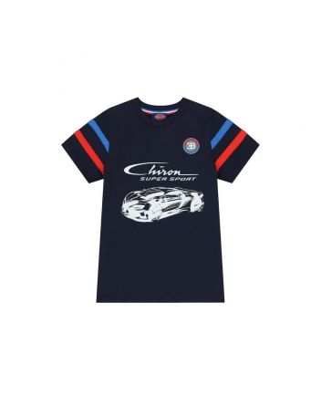 Boys Blue Sports Car Print T-Shirt