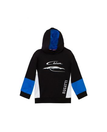 Boys Black Logo Print Hoodie