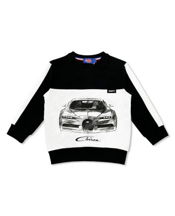 Boys Black Car-Print Sweatshirt