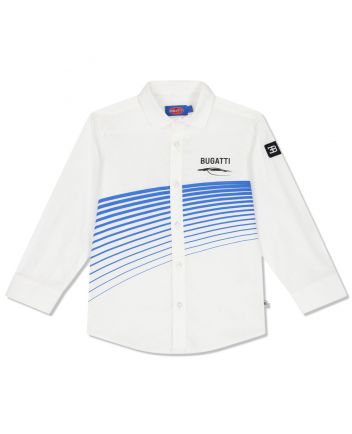 Baby Boys White Logo-Print Cotton Shirt