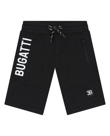 Baby Boys Black Logo-Print Shorts
