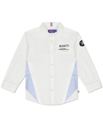 Baby Boys White Logo-Print Shirt