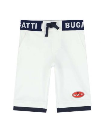 Baby Boys White Logo Shorts