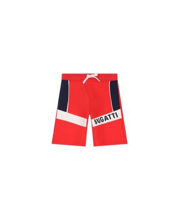 Boys Red Logo Shorts