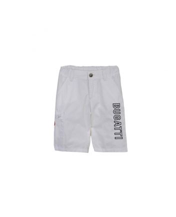 Boys White Logo Shorts