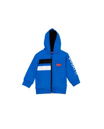 Boys Blue Logo Sweatjacket