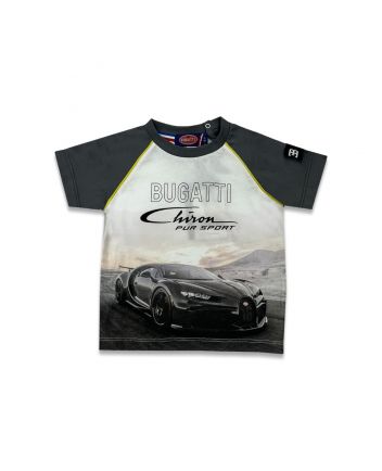 Boys Grey Sports Car Print T-Shirt