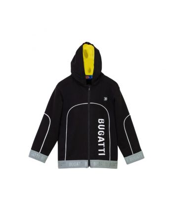 Baby Boys Black Hooded Jacket