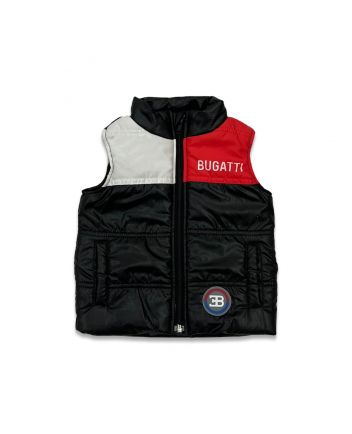 Baby Boys Black Cut-sleeves Puffer Jacket