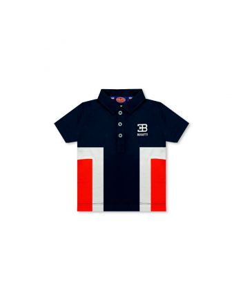 Boys Navy Blue Embroidered Logo T-Shirt