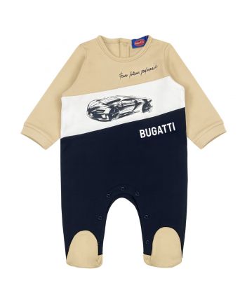 Baby Boys Multi Sports Car & Logo-Print Romper