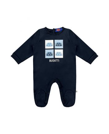 Baby Boys Bugatti Car-Print Romper