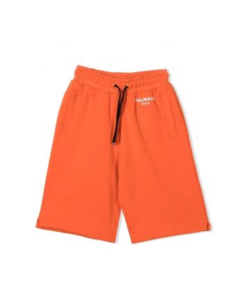 Boys Orange Bermuda with Elasticized Waistband